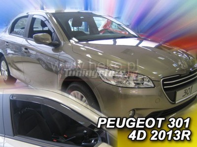 Ветробрани за Peugeot 301 седан от 2012г за предни врати - Heko