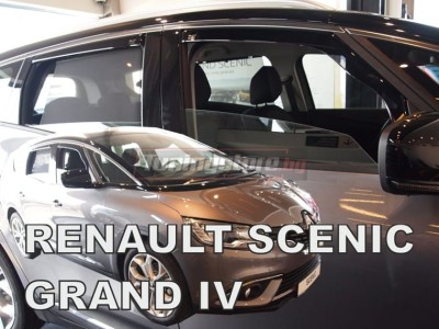 Ветробрани за Renault Grand Scenic 4 от 2017г за предни и задни врати - Heko