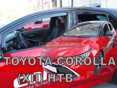 Ветробрани за Toyota Corolla XII E210 хечбек от 2018г за предни и задни врати - Heko