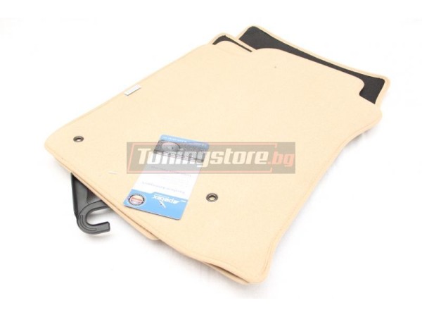 Бежови мокетни стелки за Toyota Land Cruiser J150 3-врати 2009г - petex
