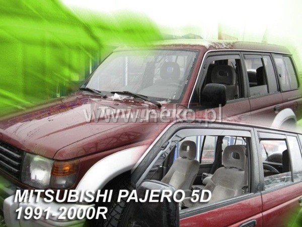 Ветробрани за Mitsubishi Pajero 5-вр от 1991 до 2000 година за предни и задни врати
