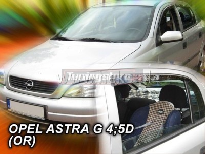 Лепящи ветробрани за Opel Astra G Classic хечбек 1998-2004 за предни и задни врати - Heko