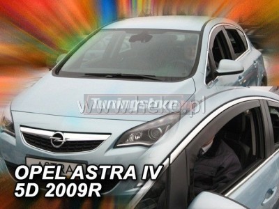 Ветробрани за Opel Astra J хечбек 5-врати 2009-2015 за предни врати - Heko