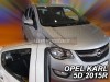 Ветробрани за Opel Karl от 2015г за предни и задни врати - Heko