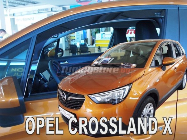 Ветробрани за Opel Crossland X от 2017г за предни врати - Heko