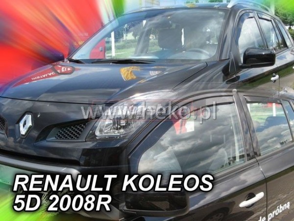 Ветробрани за Renault Koleos от 2007г за предни врати