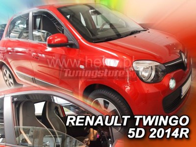 Ветробрани за Renault Twingo от 2014г за предни врати