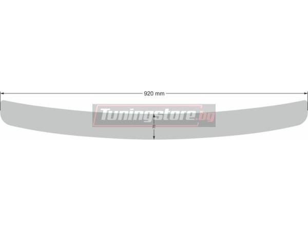 Протектор за задна броня за Renault Latitude 2011-2015, матов - серия 39 / Alu-Frost