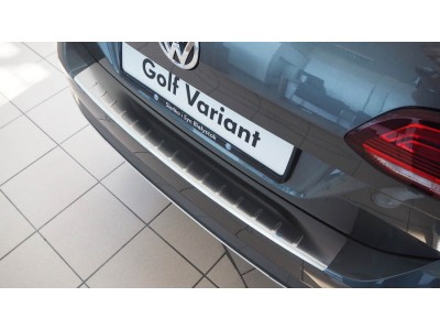 Протектор за задна броня за Volkswagen Golf VII комби 2013-2019, матов - серия 50 - Alu-Frost