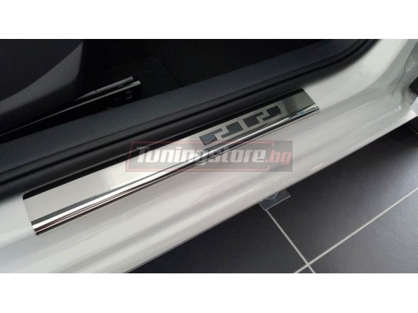 Протектори за прагове за Suzuki Grand Vitara II 3D 2005-2014, метални - серия 08 / Alu-Frost