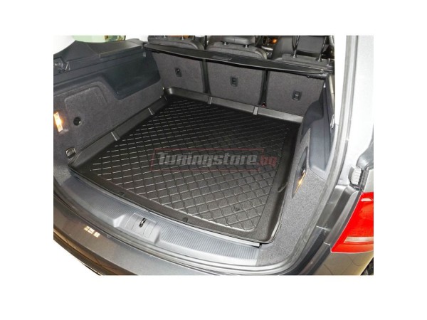 Стелка за багажник за Volkswagen Sharan II 2010-2020/ Seat Alhambra II 2010-2020 7-местен, с трети ред сгънати седалки - Guardliner