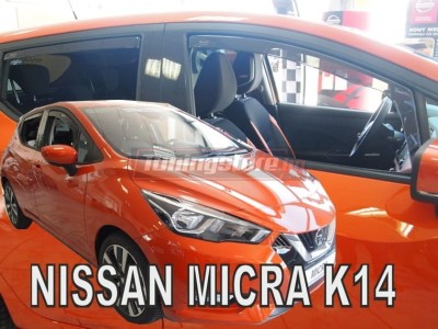 Ветробрани за Nissan Micra K14 от 2017г за предни и задни врати - Heko