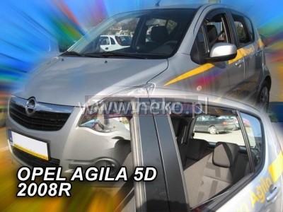 Ветробрани за Opel Agila B 2008-2014 за предни и задни врати - Heko