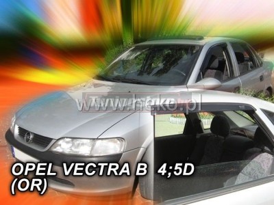 Лепящи ветробрани за Opel Vectra B хечбек 1996-2002 за предни и задни врати - Heko
