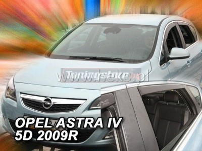 Ветробрани за Opel Astra J хечбек 2009-2015 за предни и задни врати - Heko