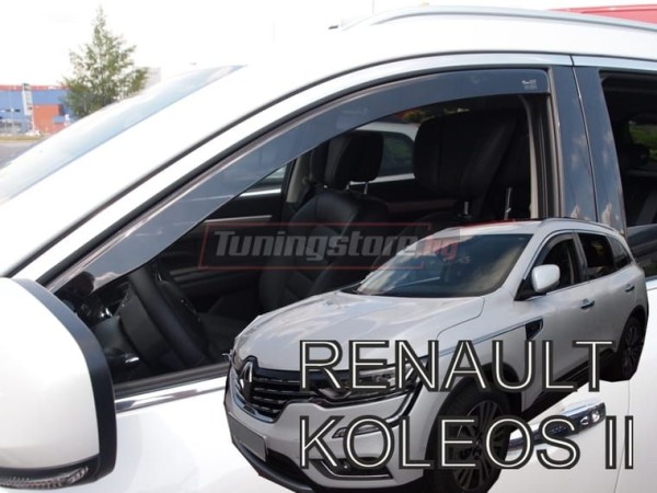 Ветробрани за Renault Koleos 2 от 2017г за предни врати - Heko Ветробрани за Renault Koleos 2 от 2017г за предни врати - Heko