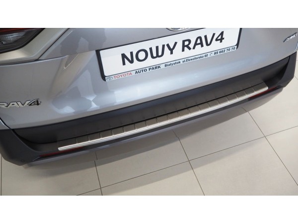 Протектор за задна броня за Toyota RAV-4 V 2019-, матов - серия 50 - Alu-Frost