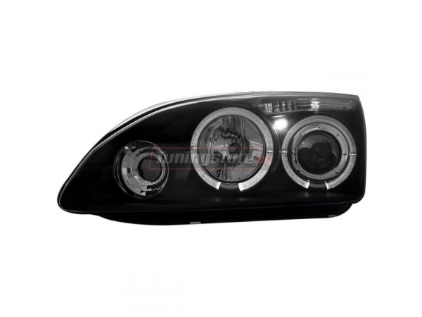 Кристални фарове Angel Eyes за Ford Focus (2005 - 2008) - черни Кристални фарове Angel Eyes за Ford Focus (2005 - 2008) - черни