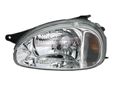Кристални фарове за Opel Corsa B (1993 - 2001) - хром