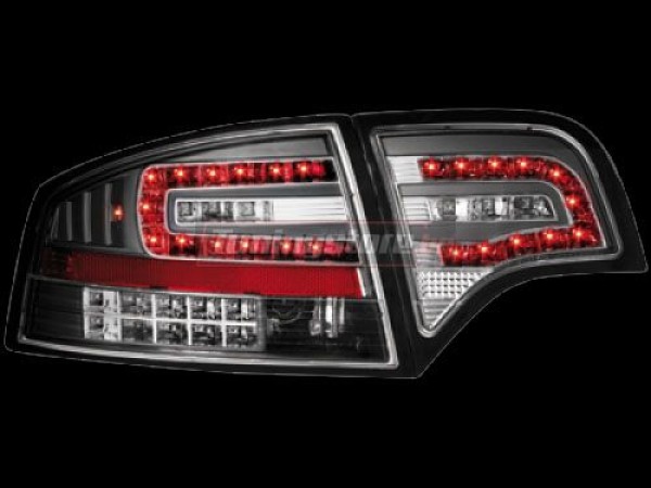 LED стопове за Audi A4 B7 седан (2004-2008) - черни
