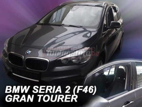 Ветробрани за BMW F46 Gran Tourer 2 серия от 2015г за предни врати - Heko