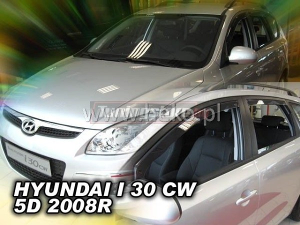 Ветробрани за Hyundai i30 комби 2007-2012 за предни и задни врати - Heko