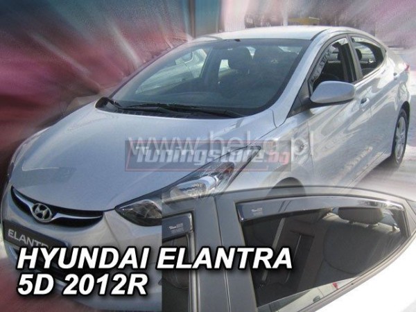 Ветробрани за Hyundai Elantra 5 седан 2010-2015 за предни и задни врати - Heko