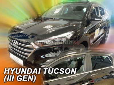 Ветробрани за Hyundai Tucson 3 от 2015г за предни и задни врати - Heko