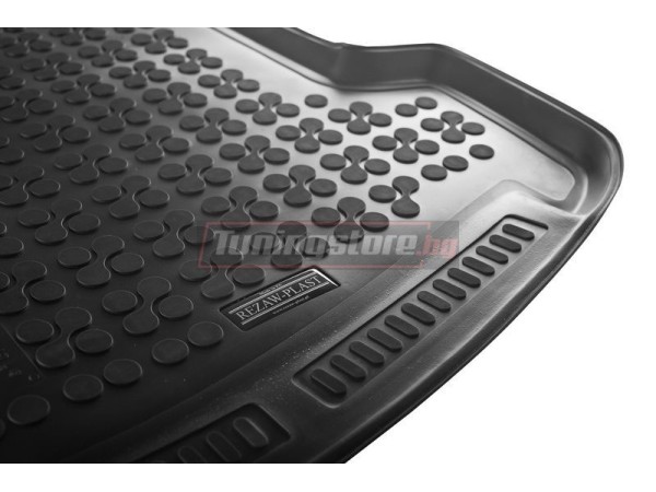 Гумена стелка за багажник за Citroen C4 Picasso 7 седалки за горна позиция с обикновена резервна гума от 2013г - Rezaw-Plast