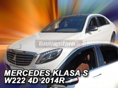 Ветробрани за Mercedes S-class W222 Long 2013-2020 за предни и задни врати - Heko