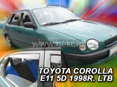 Ветробрани за Toyota Corolla E110 liftback 1997-2001 за предни и задни врати - Heko