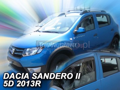 Ветробрани за Dacia Sandero Stepway 2 от 2013г за предни и задни врати - Heko