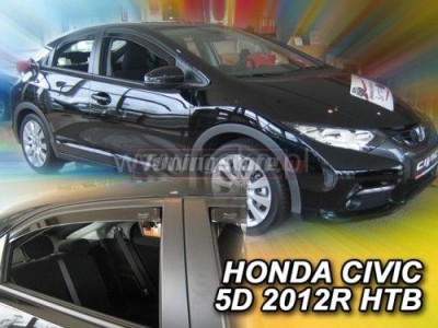 Ветробрани за Honda Civic 9 хечбек 2011-2017 за предни и задни врати - Heko