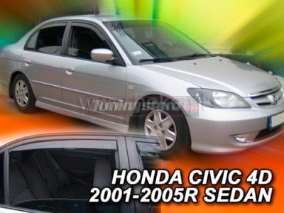 Ветробрани за Honda Civic 7 седан 2001-2005 за предни и задни врати - Heko