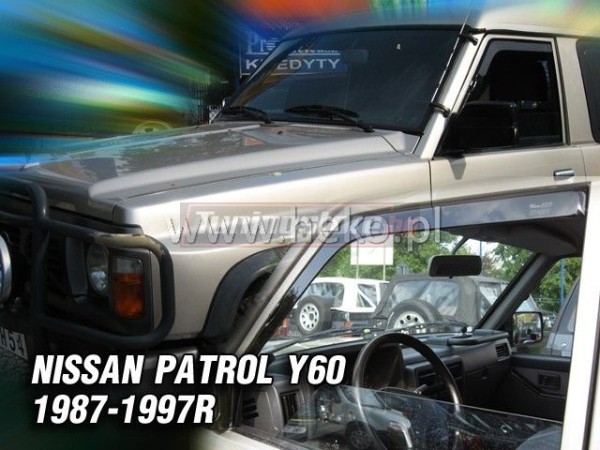 Ветробрани за Nissan Patrol Y60 (87-97г) с ел. огледала - предни и задни