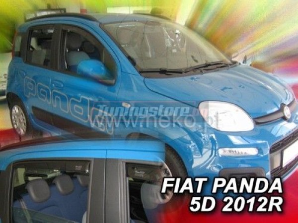 Ветробрани за Fiat Panda 3 02/2012г за предни и задни врати - Heko