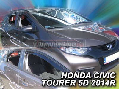 Ветробрани за Honda Civic 9 Tourer 2014-2017 за предни и задни врати - Heko