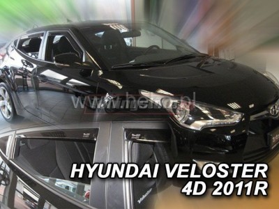 Ветробрани за Hyundai Veloster 2011-2017 за предни и задни врати - Heko