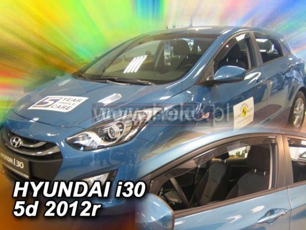 Ветробрани за Hyundai i30 2 хечбек 5-врати 02/2012-2017 за предни врати - Heko