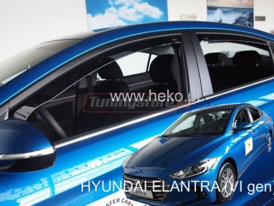 Ветробрани за Hyundai Elantra 6 седан от 2016г за предни и задни врати - Heko