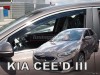 Ветробрани за Kia Ceed 3 комби от 2018г за предни врати - Heko