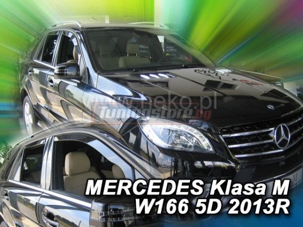 Ветробрани за Mercedes ML W166 2011-2019г за предни и задни врати - Heko