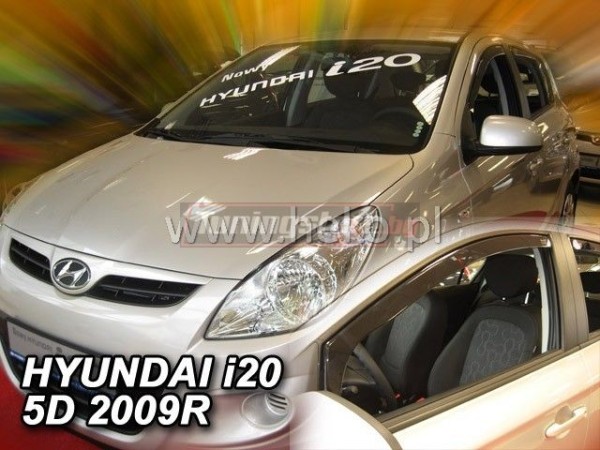 Ветробрани за Hyundai i20 5-врати 2008-2014 за предни врати - Heko