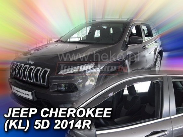 Ветробрани за Jeep Cherokee KL от 2014г за предни врати - Heko