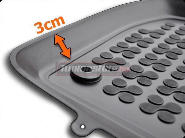 Сиви гумени стелки леген за VW Golf 4 1998-2004 - Rezaw-Plast
