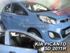 Ветробрани за Kia Picanto 2 хечбек 5-врати 2011-2017 за предни врати - Heko