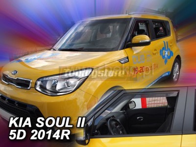 Ветробрани за Kia Soul 2 2014-2019 за предни врати - Heko