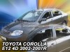 Ветробрани за Toyota Corolla E120 седан 2002-03/2007 за предни и задни врати - Heko