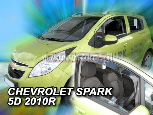 Ветробрани за Chevrolet Spark M300 хечбек от 2010г за предни врати - Heko