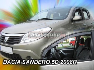 Ветробрани за Dacia Sandero 2008-2012 за предни врати - Heko